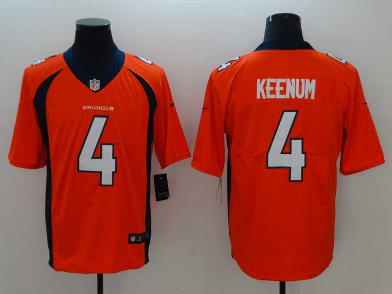 Nike Broncos 4 Case Keenum Orange Vapor Untouchable Limited Jersey,We sell and wholesale Nike Broncos 4 Case Keenum Orange Vapor Untouchable Limited Jersey on line form chian!